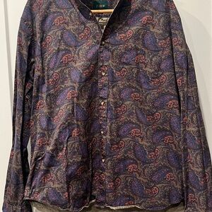 J. Crew Multicolor Paisley Shirt